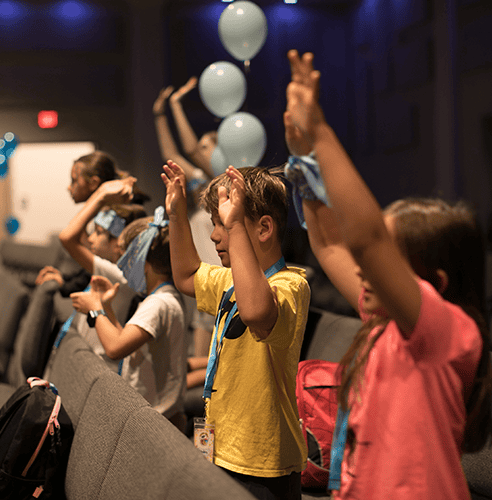 Picture of Children in church worshipping