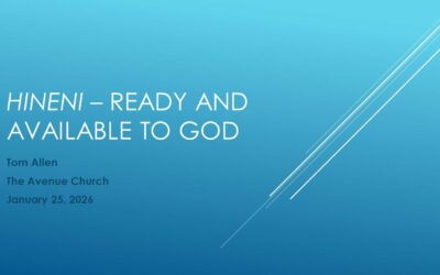Hineni (Ready and Available to God) w/ Tom Allen