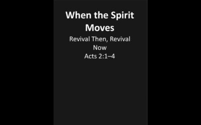 When the Spirit Moves w/ Pastor Juan Ixcoy