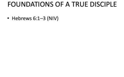 Foundations of a True Disciple w/Pastor Juan Ixcoy