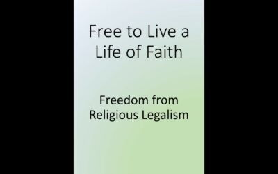 Free to Live a Life of Faith w/Pastor Alan Chandler